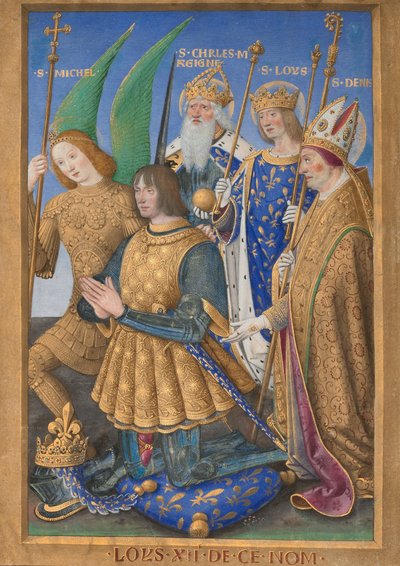 Luigi XII di Francia in preghiera da Jean Bourdichon